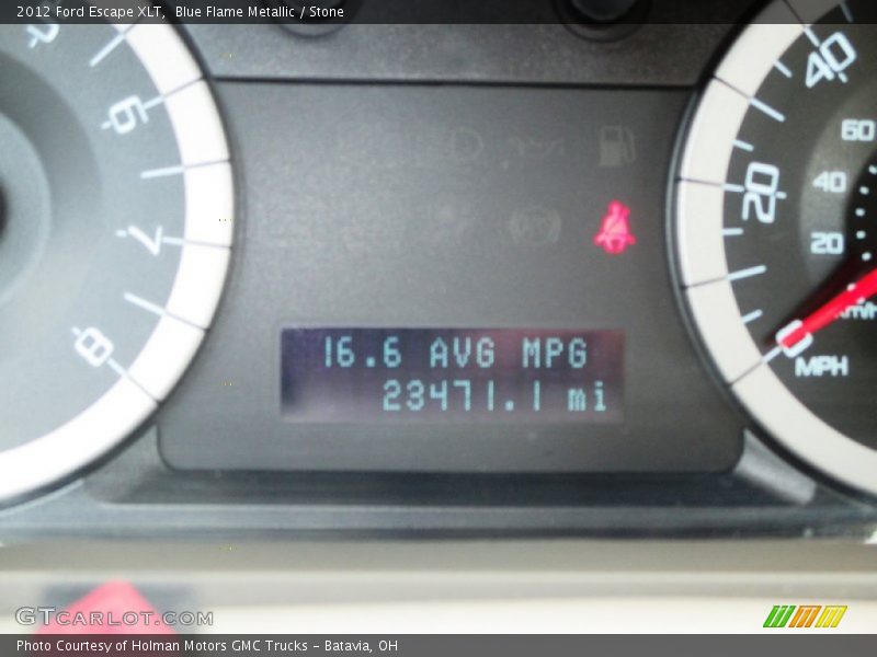 Blue Flame Metallic / Stone 2012 Ford Escape XLT