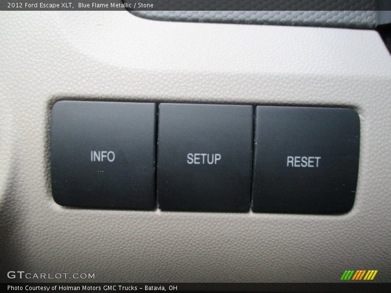 Blue Flame Metallic / Stone 2012 Ford Escape XLT