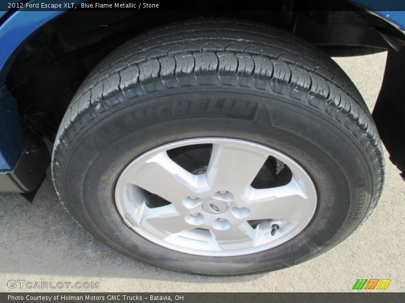 Blue Flame Metallic / Stone 2012 Ford Escape XLT