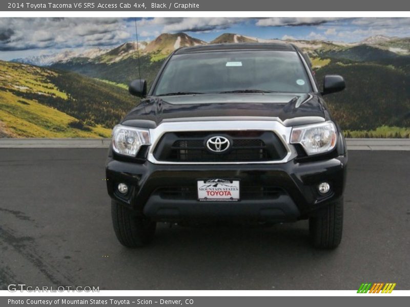 Black / Graphite 2014 Toyota Tacoma V6 SR5 Access Cab 4x4