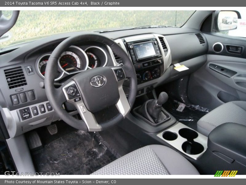 Black / Graphite 2014 Toyota Tacoma V6 SR5 Access Cab 4x4