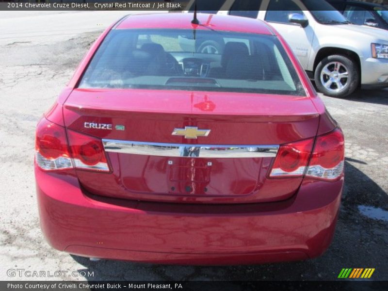 Crystal Red Tintcoat / Jet Black 2014 Chevrolet Cruze Diesel