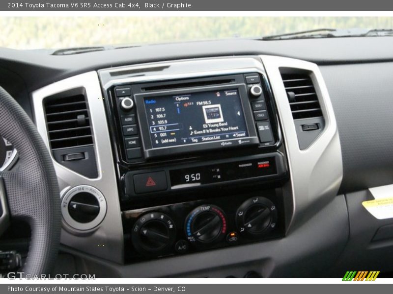 Black / Graphite 2014 Toyota Tacoma V6 SR5 Access Cab 4x4
