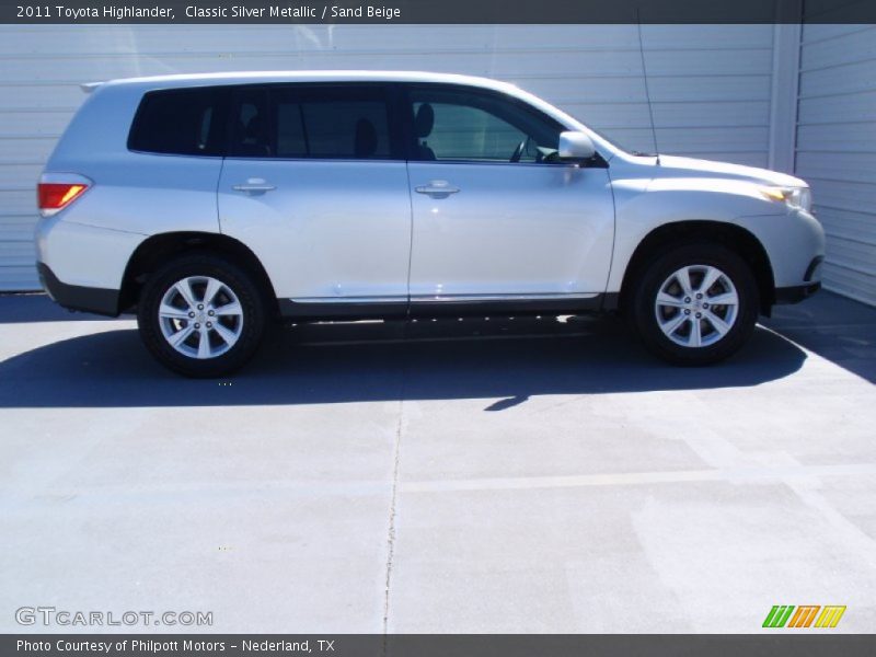 Classic Silver Metallic / Sand Beige 2011 Toyota Highlander