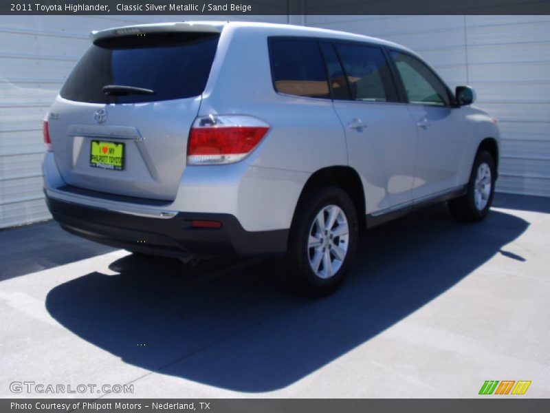 Classic Silver Metallic / Sand Beige 2011 Toyota Highlander