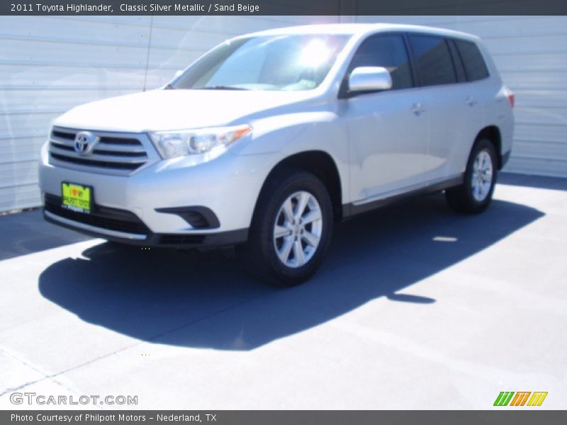 Classic Silver Metallic / Sand Beige 2011 Toyota Highlander