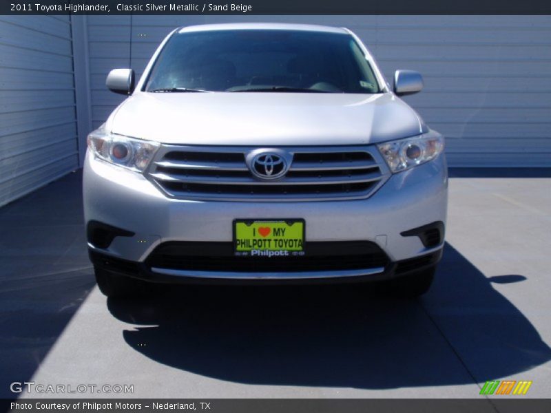 Classic Silver Metallic / Sand Beige 2011 Toyota Highlander