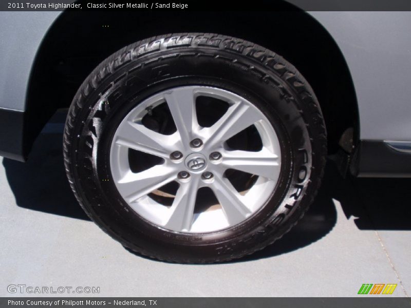 Classic Silver Metallic / Sand Beige 2011 Toyota Highlander