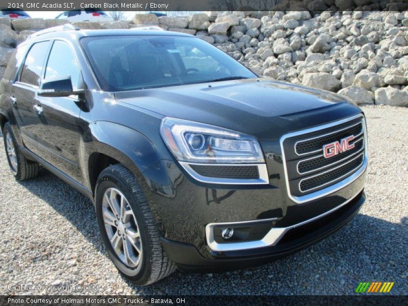 Carbon Black Metallic / Ebony 2014 GMC Acadia SLT