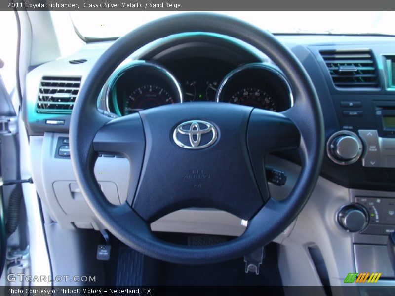 Classic Silver Metallic / Sand Beige 2011 Toyota Highlander
