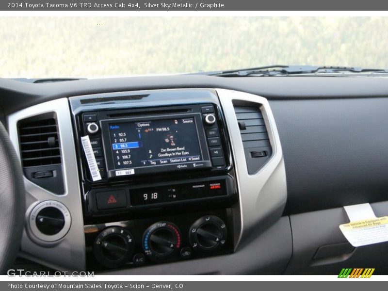 Silver Sky Metallic / Graphite 2014 Toyota Tacoma V6 TRD Access Cab 4x4