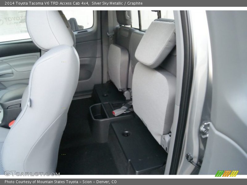 Silver Sky Metallic / Graphite 2014 Toyota Tacoma V6 TRD Access Cab 4x4