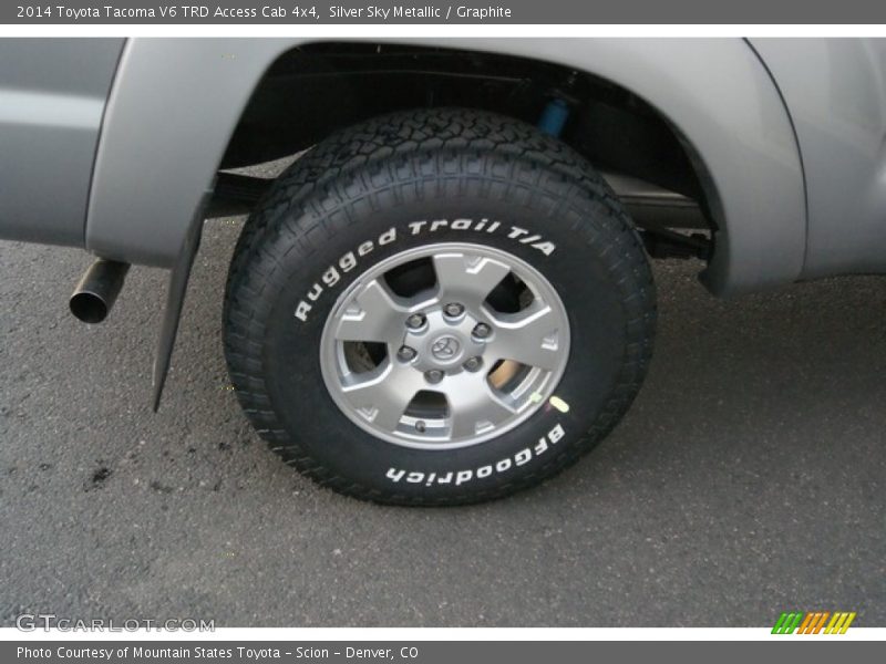 Silver Sky Metallic / Graphite 2014 Toyota Tacoma V6 TRD Access Cab 4x4
