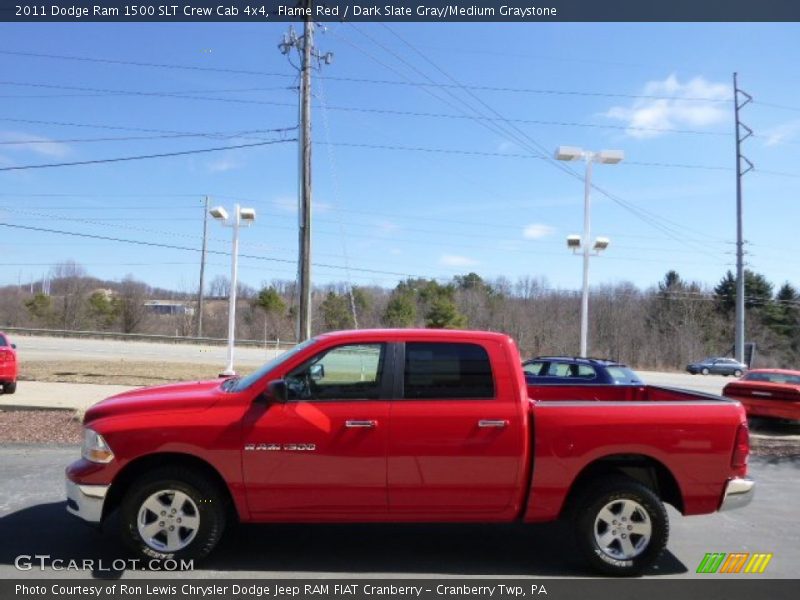  2011 Ram 1500 SLT Crew Cab 4x4 Flame Red