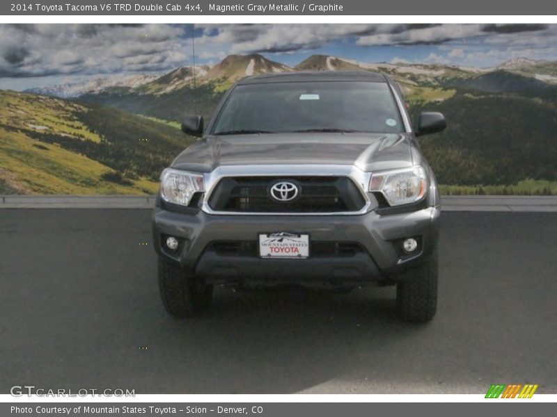 Magnetic Gray Metallic / Graphite 2014 Toyota Tacoma V6 TRD Double Cab 4x4