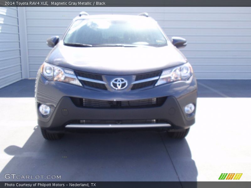 Magnetic Gray Metallic / Black 2014 Toyota RAV4 XLE