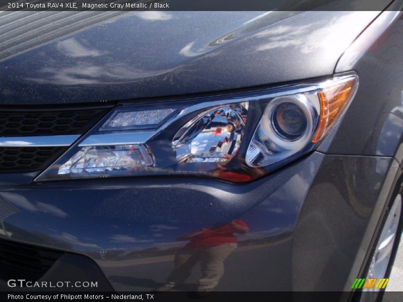 Magnetic Gray Metallic / Black 2014 Toyota RAV4 XLE