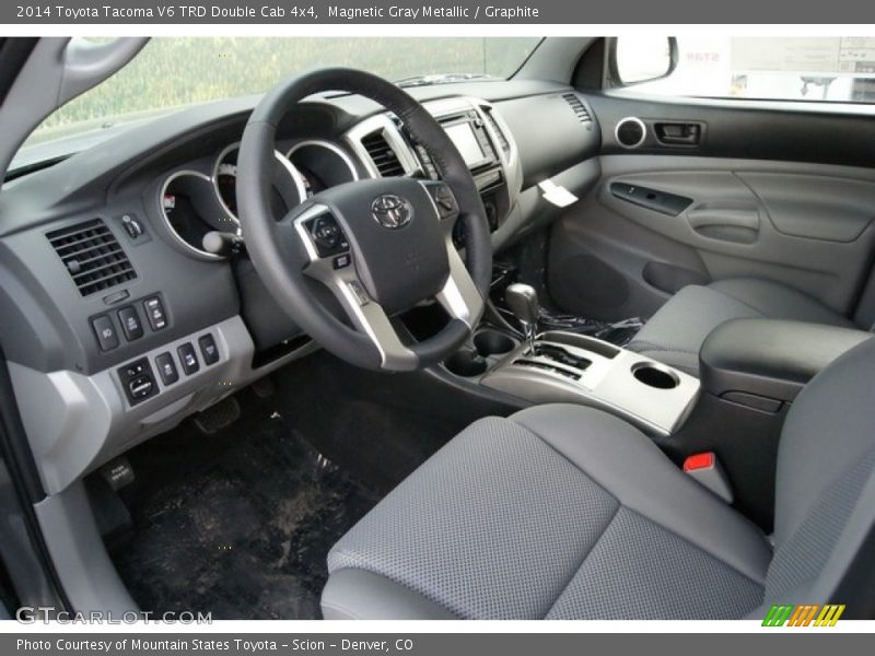 Magnetic Gray Metallic / Graphite 2014 Toyota Tacoma V6 TRD Double Cab 4x4