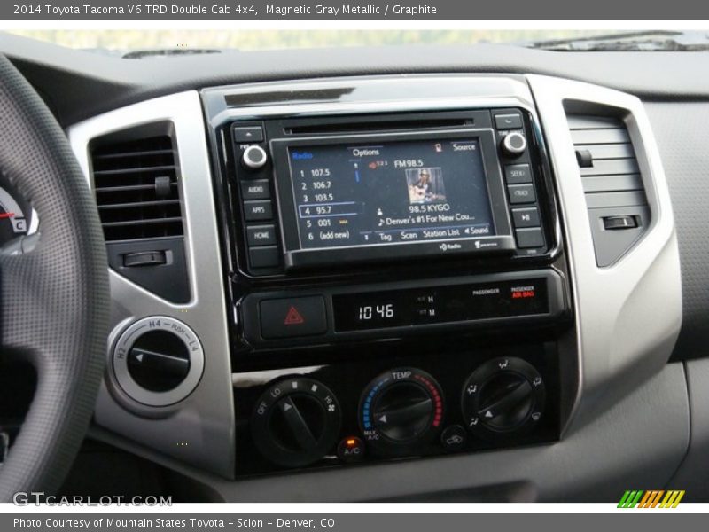 Magnetic Gray Metallic / Graphite 2014 Toyota Tacoma V6 TRD Double Cab 4x4