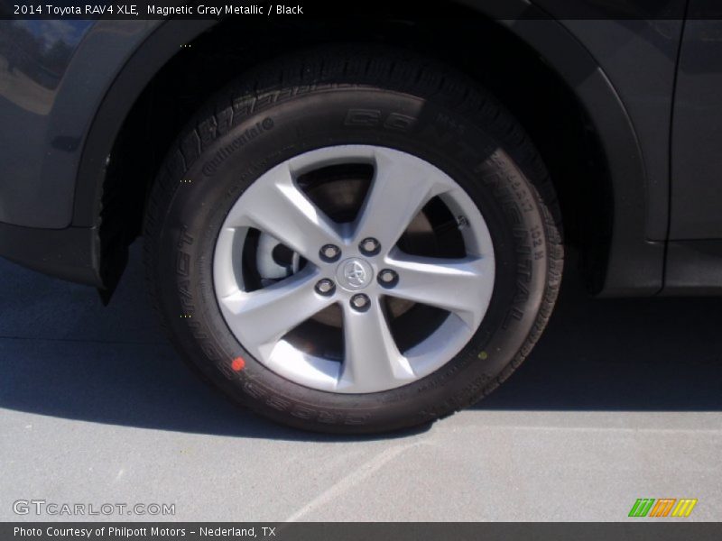 Magnetic Gray Metallic / Black 2014 Toyota RAV4 XLE