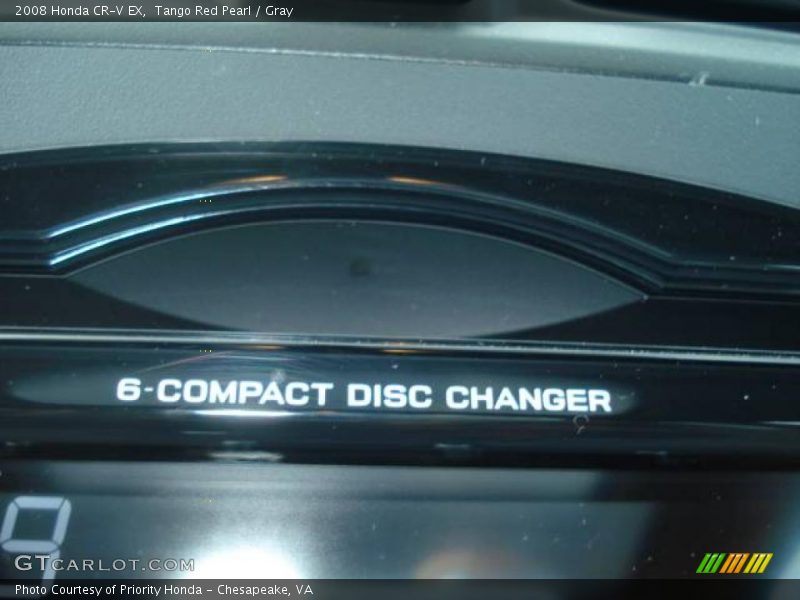 Tango Red Pearl / Gray 2008 Honda CR-V EX