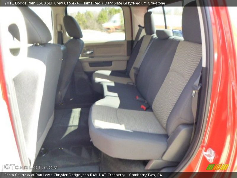 Flame Red / Dark Slate Gray/Medium Graystone 2011 Dodge Ram 1500 SLT Crew Cab 4x4