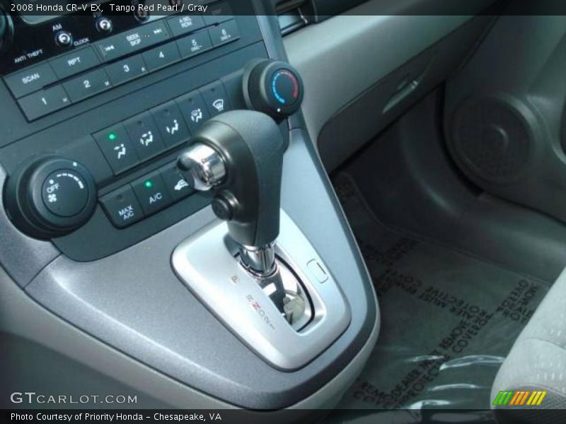 Tango Red Pearl / Gray 2008 Honda CR-V EX
