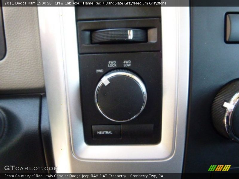 Flame Red / Dark Slate Gray/Medium Graystone 2011 Dodge Ram 1500 SLT Crew Cab 4x4