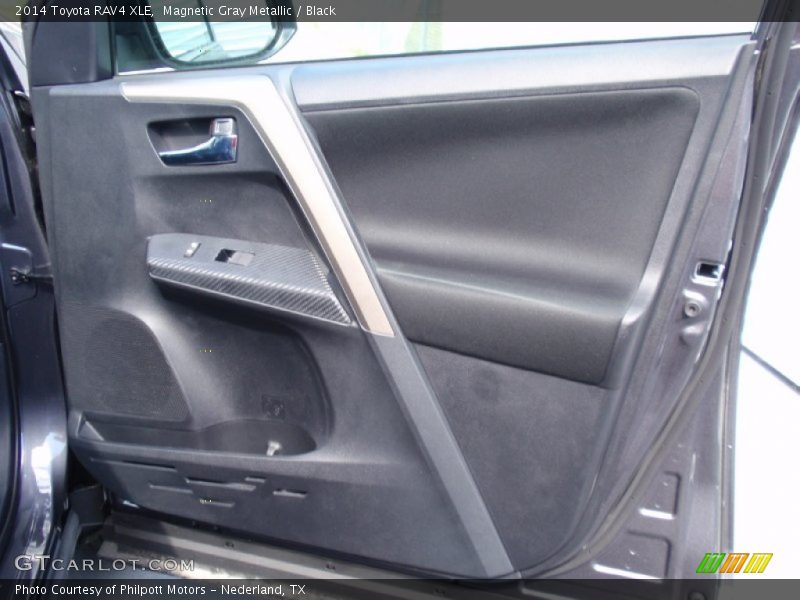Magnetic Gray Metallic / Black 2014 Toyota RAV4 XLE