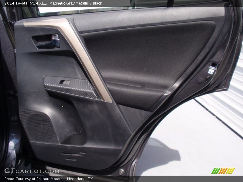 Magnetic Gray Metallic / Black 2014 Toyota RAV4 XLE