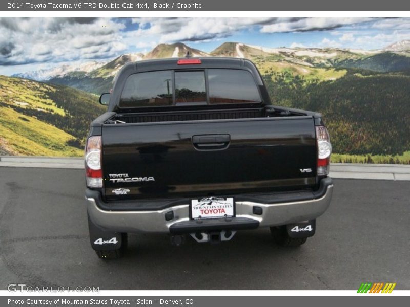 Black / Graphite 2014 Toyota Tacoma V6 TRD Double Cab 4x4