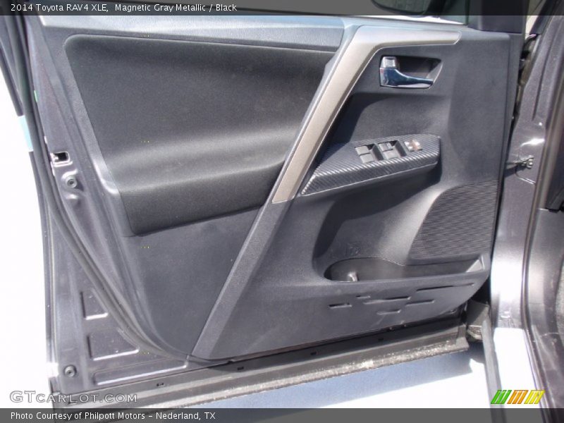 Magnetic Gray Metallic / Black 2014 Toyota RAV4 XLE