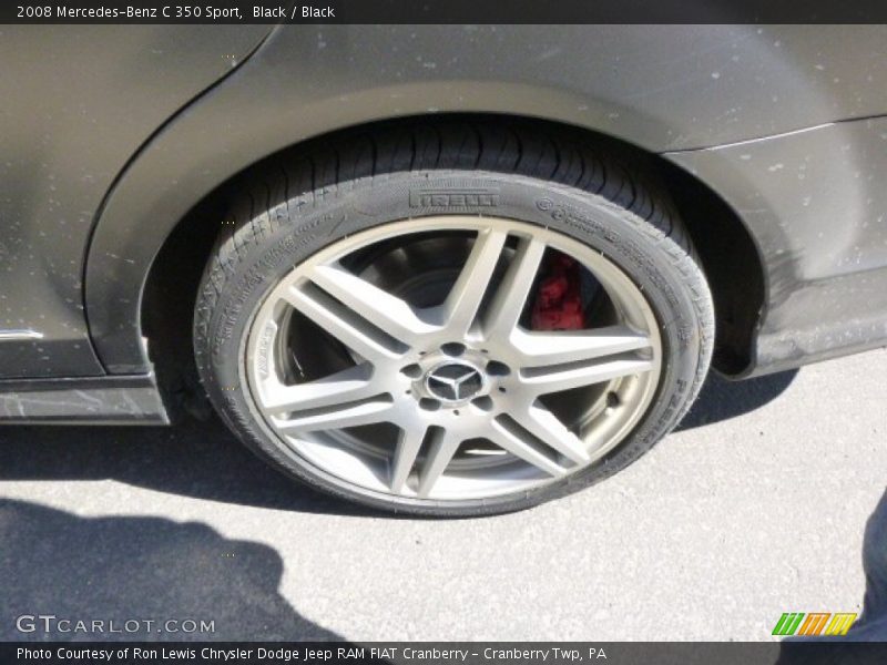 Black / Black 2008 Mercedes-Benz C 350 Sport