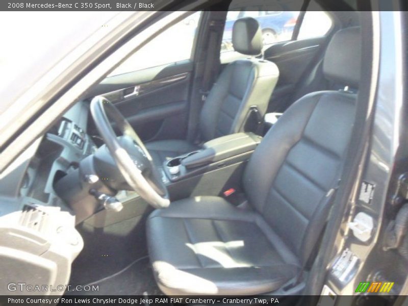 Black / Black 2008 Mercedes-Benz C 350 Sport