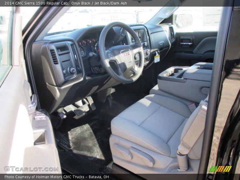  2014 Sierra 1500 Regular Cab Jet Black/Dark Ash Interior