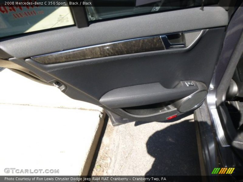 Black / Black 2008 Mercedes-Benz C 350 Sport