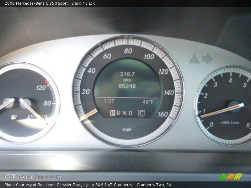 Black / Black 2008 Mercedes-Benz C 350 Sport