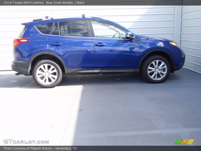 Blue Crush Metallic / Black 2014 Toyota RAV4 Limited