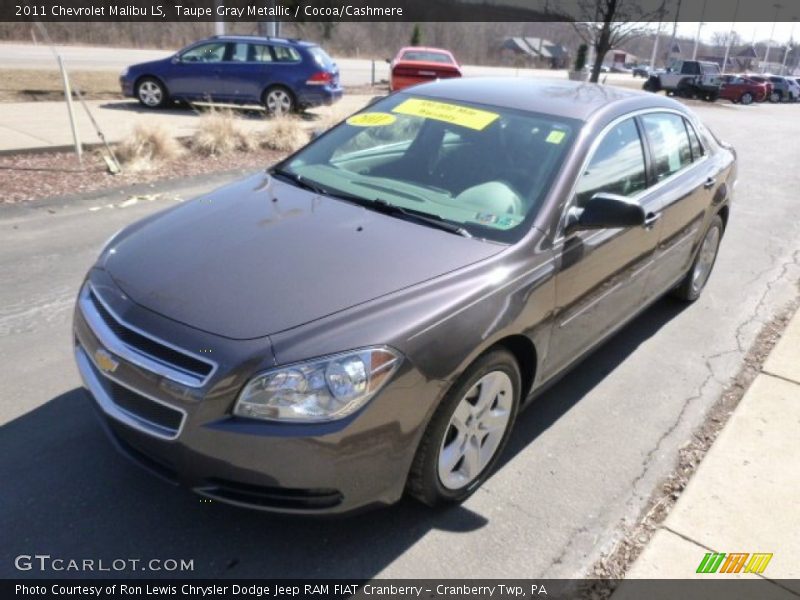 Taupe Gray Metallic / Cocoa/Cashmere 2011 Chevrolet Malibu LS
