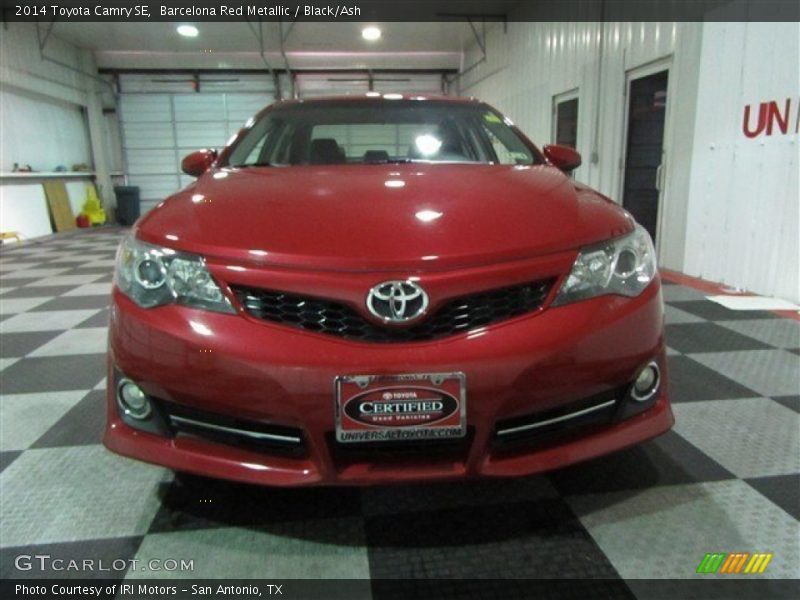 Barcelona Red Metallic / Black/Ash 2014 Toyota Camry SE