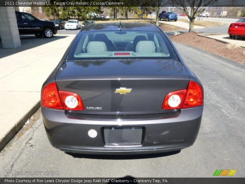 Taupe Gray Metallic / Cocoa/Cashmere 2011 Chevrolet Malibu LS