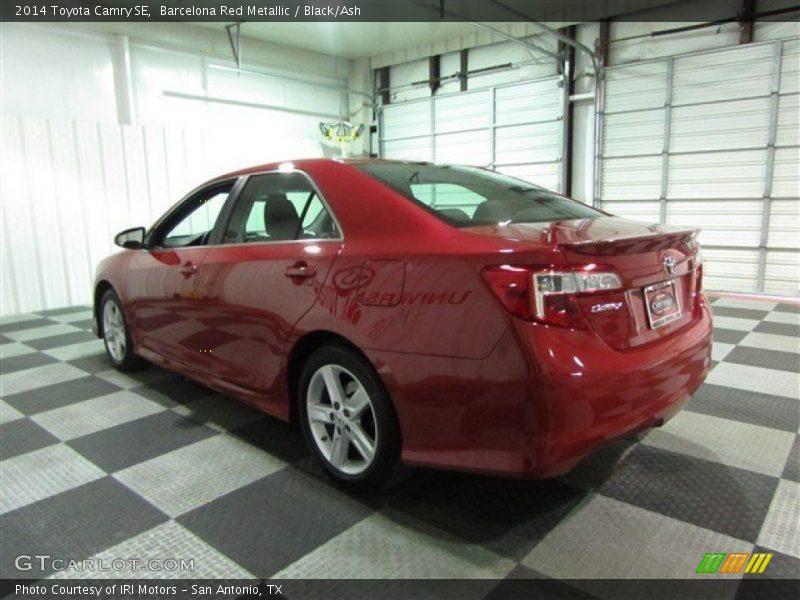 Barcelona Red Metallic / Black/Ash 2014 Toyota Camry SE