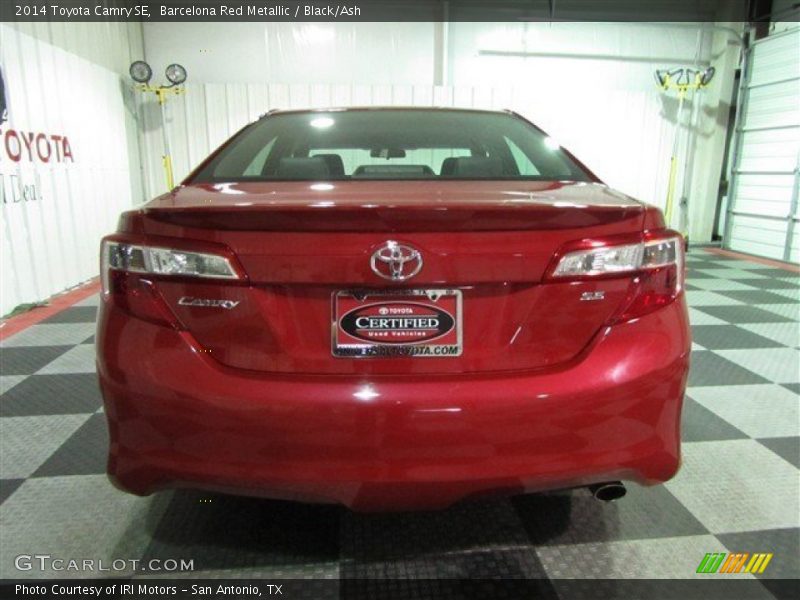 Barcelona Red Metallic / Black/Ash 2014 Toyota Camry SE