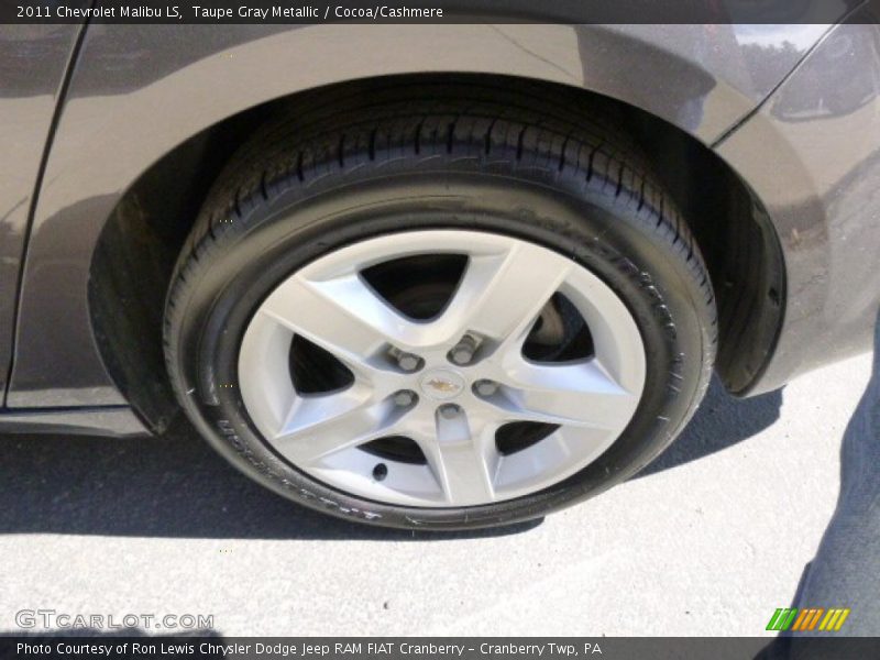 Taupe Gray Metallic / Cocoa/Cashmere 2011 Chevrolet Malibu LS