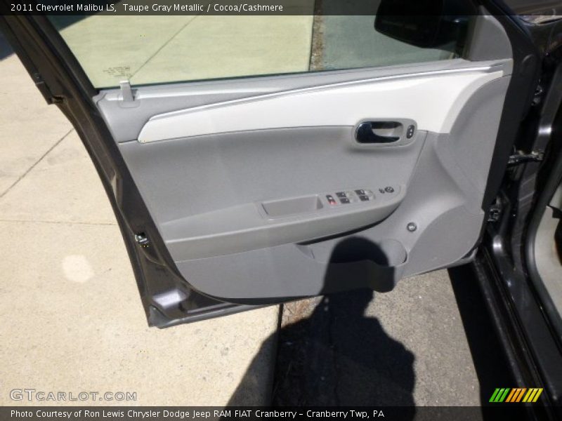 Taupe Gray Metallic / Cocoa/Cashmere 2011 Chevrolet Malibu LS