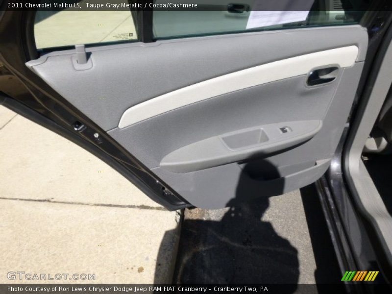 Taupe Gray Metallic / Cocoa/Cashmere 2011 Chevrolet Malibu LS