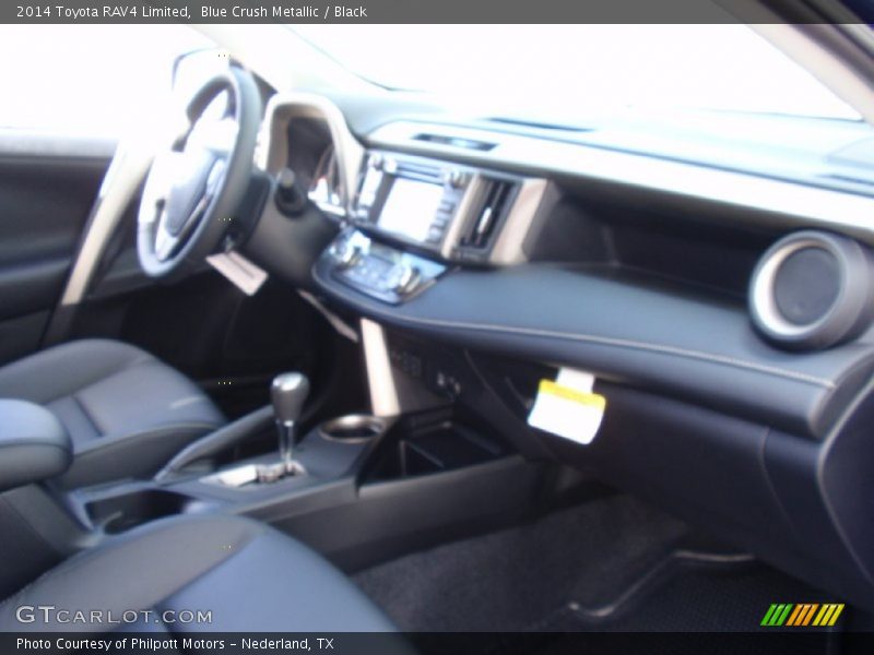 Blue Crush Metallic / Black 2014 Toyota RAV4 Limited