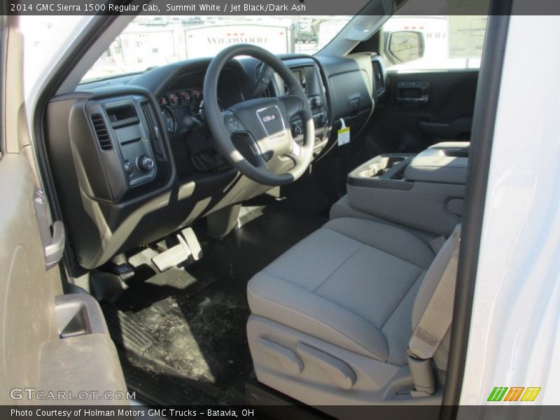 Summit White / Jet Black/Dark Ash 2014 GMC Sierra 1500 Regular Cab