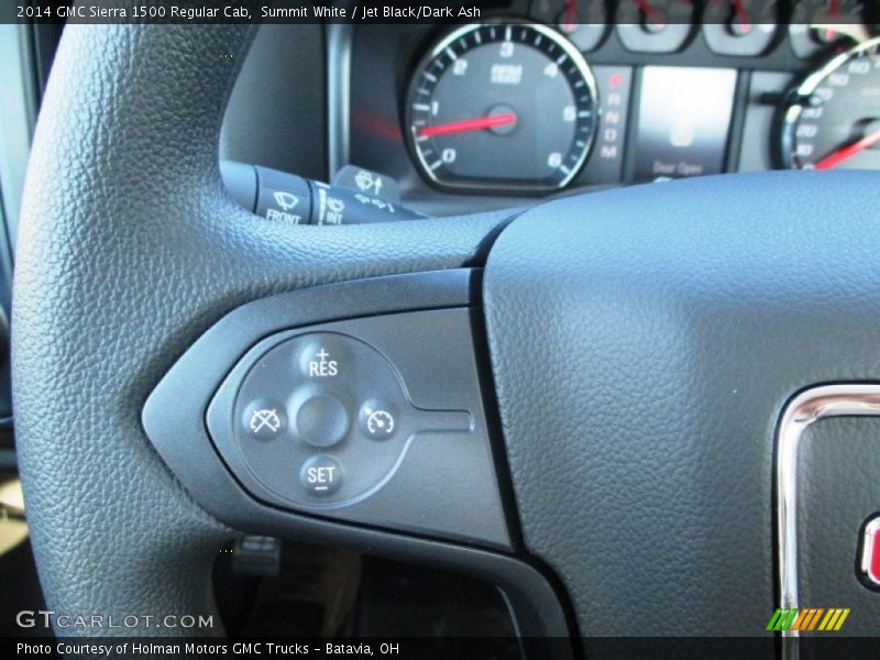 Summit White / Jet Black/Dark Ash 2014 GMC Sierra 1500 Regular Cab