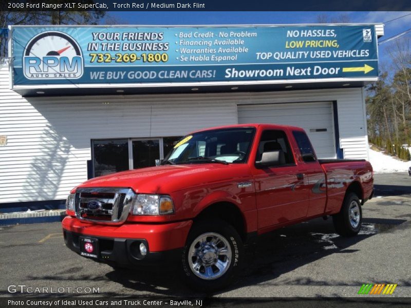 Torch Red / Medium Dark Flint 2008 Ford Ranger XLT SuperCab